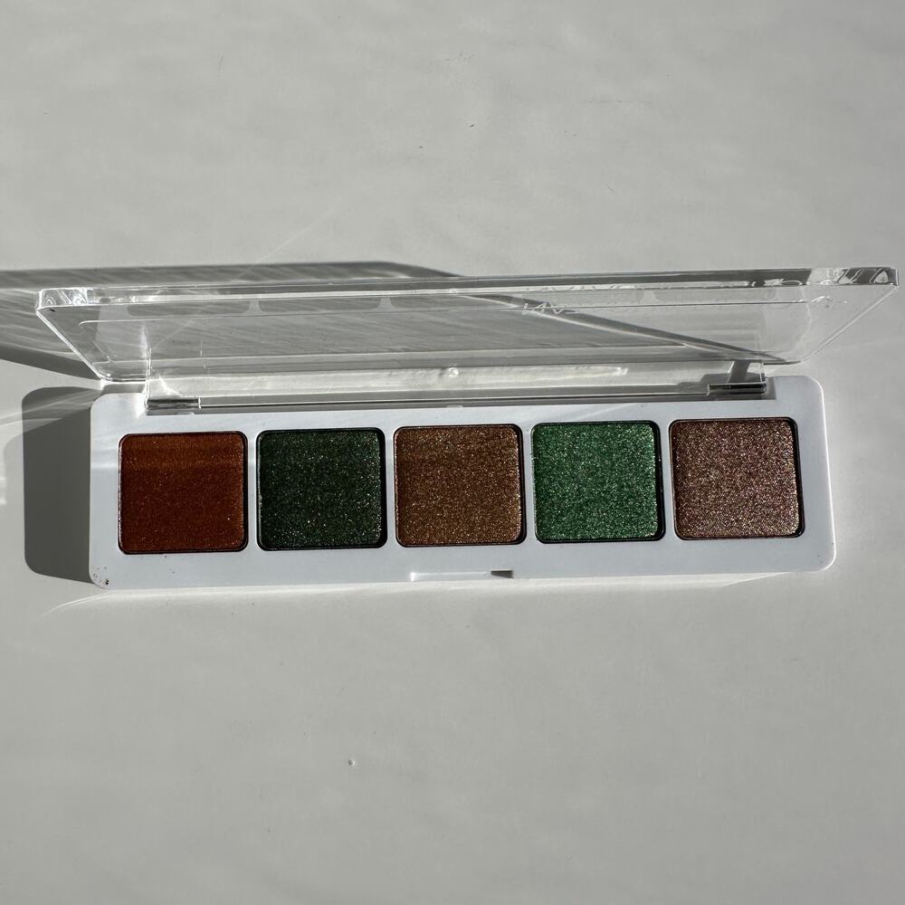 Natasha Denona 5 Pan Eyeshadow Palette 11 NOWB Bottle + Emerald Green +More